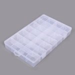 Органайзер для хранения мелочей, 28 ячеек «ИДЕЯДОМА», прозрачный, 34,5*21,8см (наклейка Селфи)