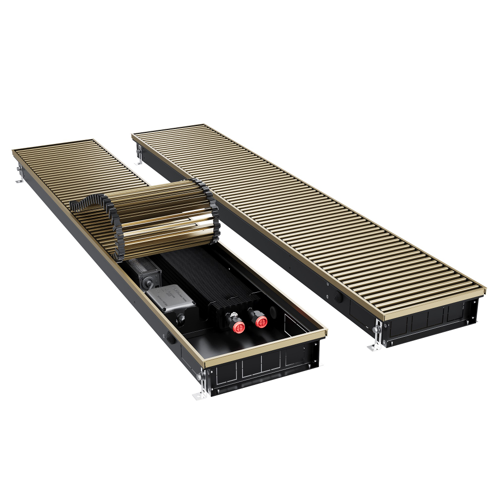 Конвектор внутрипольный Royal Thermo ATRIUM TURBO-80/250/800-DG-U-AU