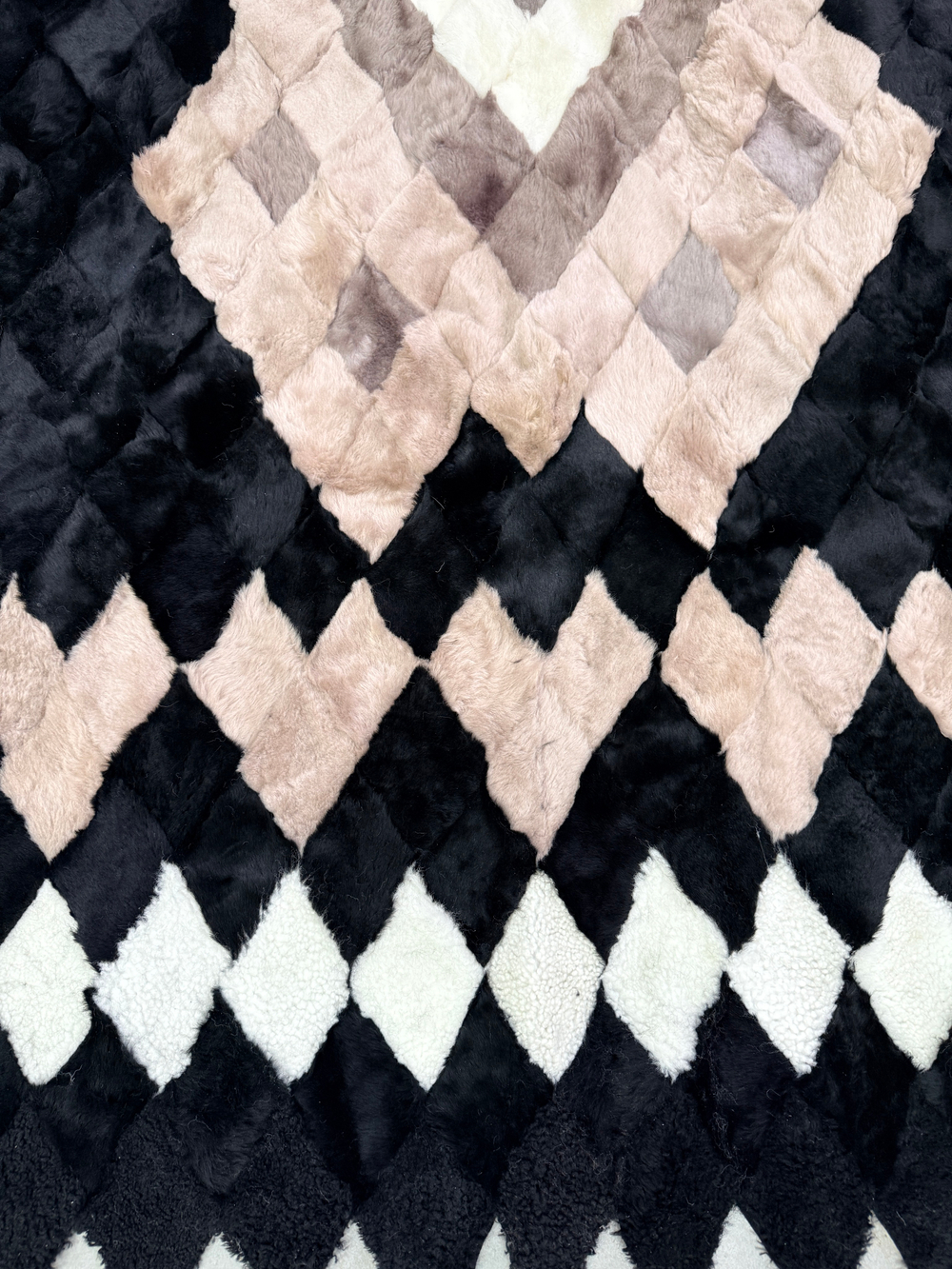 Покрывало меховое ковер из шкуры овчины