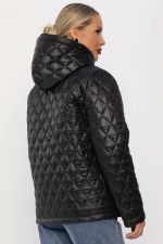 Куртка демисезонная стеганая (черная) Б14249-25М LT Collection