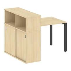 Метал Систем Стол письменный с шкафом-купе на П-образном м/к БП.РС-СШК-3.1 Т