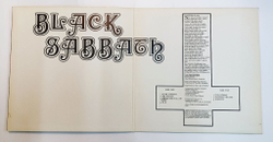 Винтажная виниловая пластинка Black Sabbath Black Sabbath (France 1976)