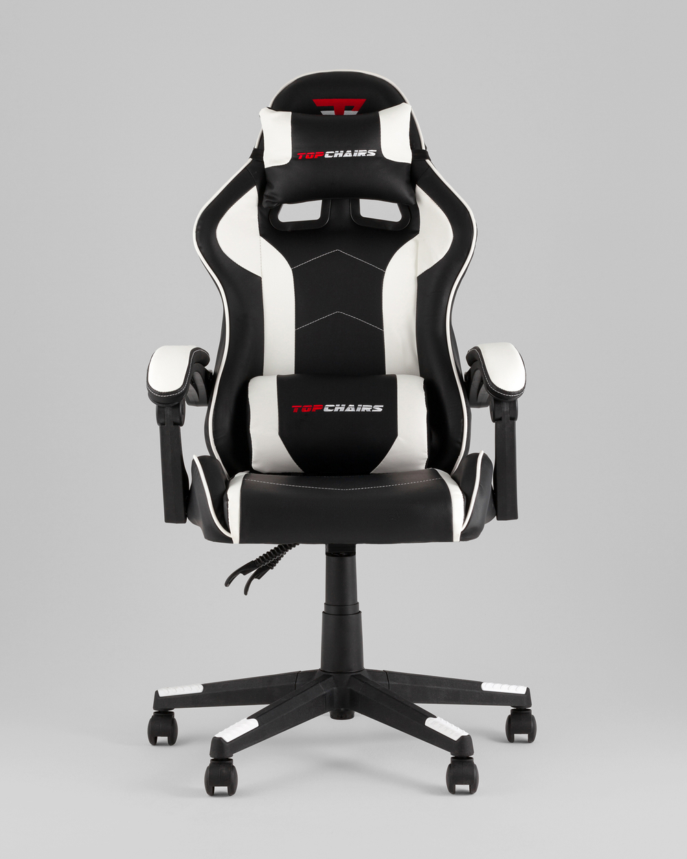 Кресло спортивное TopChairs Shadow черно-белый