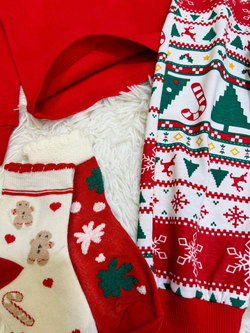 Мишка - новогодняя пижама для мальчиков и девочек 2 600 тг./шт. (оптом - цена за 5 размеров)