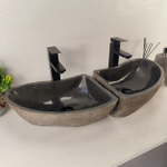 Раковина из речного камня ПАРА! RS-65482 41*30*14 0865