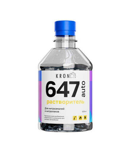 Растворитель KRONbuild 647 0,5л ПЭТ