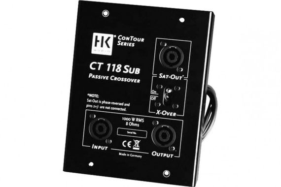 HK AUDIO CT 118 SUB CONTOUR пассивный сабвуфер, 4000Вт, динамик 18 дюймов