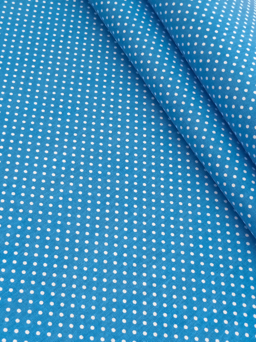 Ткань бязь плательная, рис. "Горох 2 мм", ширина 150 см, арт. 050