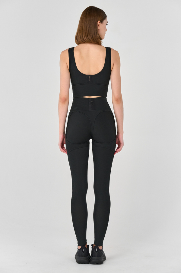 Леггинсы завышенные с мягким поясом