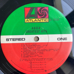 Винтажная виниловая пластинка LP ABBA АББА Greatest Hits (USA 1977) Mamma Mia