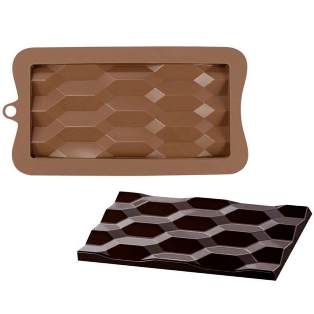 Форма силиконовая для шоколада «Плитка млечный путь»