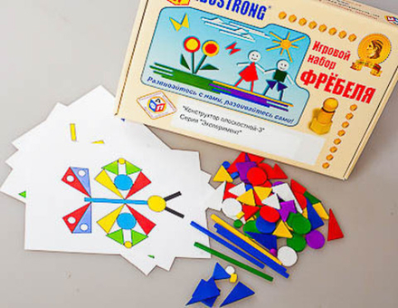Игровой набор Фребеля "Конструктор плоскостной-3"