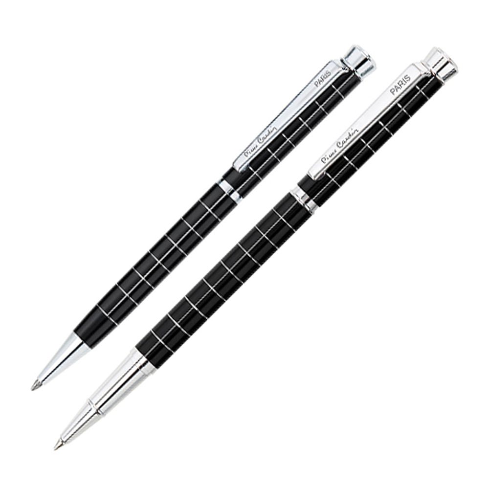 Набор подарочный Pierre Cardin Pen&amp;Pen - Black, ручка шариковая + ручка роллер