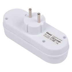S-ES3-16O WHITE Разветвитель сетевой. б-з. 3 гнезда. 16А. 3500Вт. Белый. ТМ Uniel