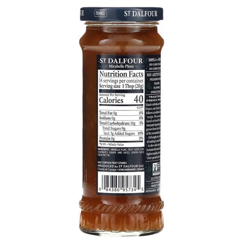 St. Dalfour, Необычный сливовый джем, 10 унций (284 г)