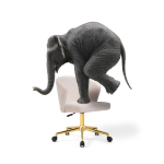 Офисное кресло Woodville Lika white teddy