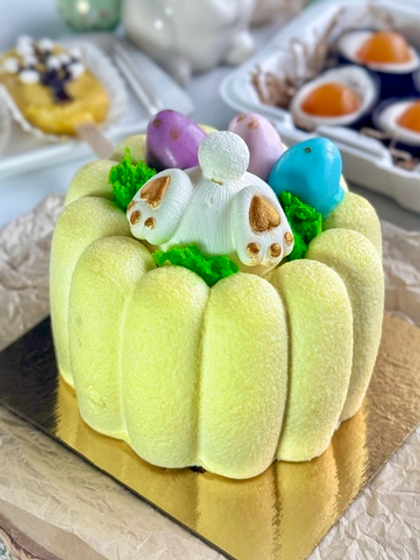 Муссовый торт "Пасхальный кролик" 520 грамм (пасха)