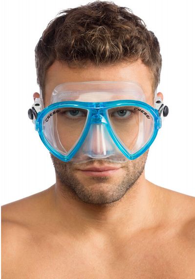 Набор для снорклинга Cressi Ocean Bag (Маска Estrella + Трубка Gamma + Сумка) аквамарин