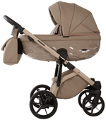 Детская коляска Adamex Chantal Pro Natura 2 в 1 CN-4-CAPPUCCINO (БЕЖ. КОЖА)