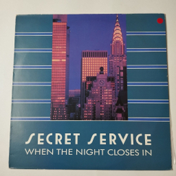 Винтажная виниловая пластинка LP Secret Service When The Night Closes In (Sweden 1985)