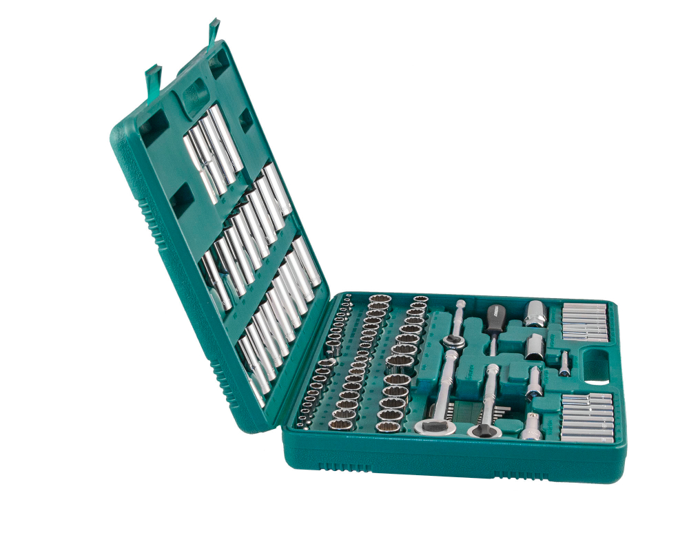 S05H48107S Набор инструмента универсальный 1/4", 3/8" и 1/2"DR, 107 предметов