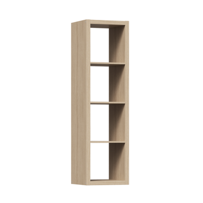 Стеллаж Фора 4Л 146х41х38см  (дуб белёный)