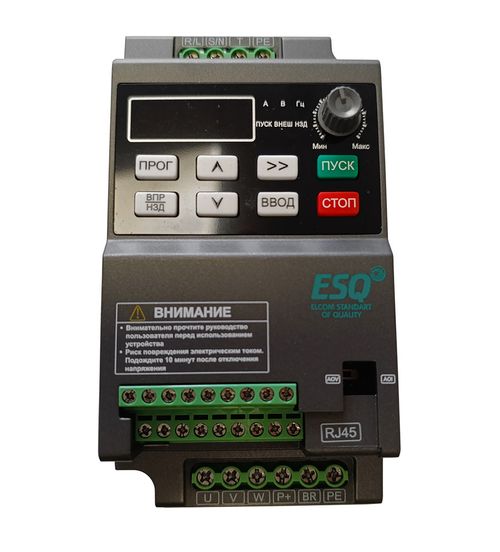 АБАТ Частотный преобразователь ESQ-A500-021-0.75K 0.75кВт 220В для пароконвектоматов ПКА Abat (ESQ-230-2S) (Настроенный)