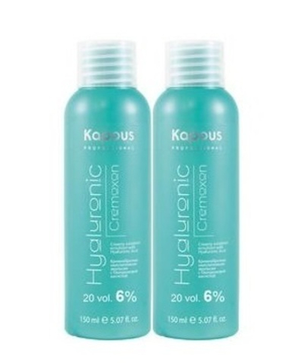 Kapous Professional Эмульсия окислительная (оксид, оксигент) Hyaluronic, 6%, кремообразная, 2*150 мл квант 4 штуки