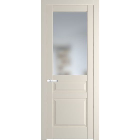 Межкомнатная дверь эмаль Profil Doors 4.5.3PD кремовая магнолия остеклённая