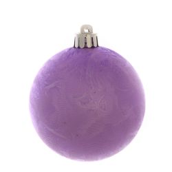 GAEM Набор из 5шт Украшение новогоднее Шар "Квинтет лиловый", D7 см
