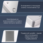 Шкафчик DELI на 72 ключа, 472x390x65 мм, серебристый