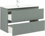 Тумба с раковиной Aquanet Джейн (Flat) 335436/254365 100 мисти грин
