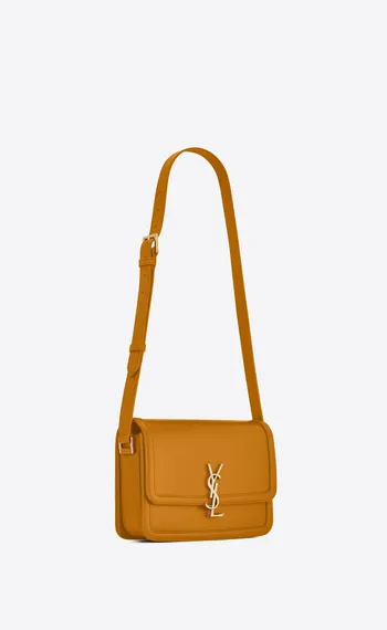 Сумка Saint Laurent Solferino коричневый
