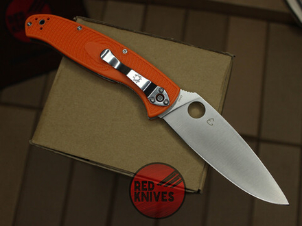 Нож Spyderco Resilience LTW F/P - оранж рукоять