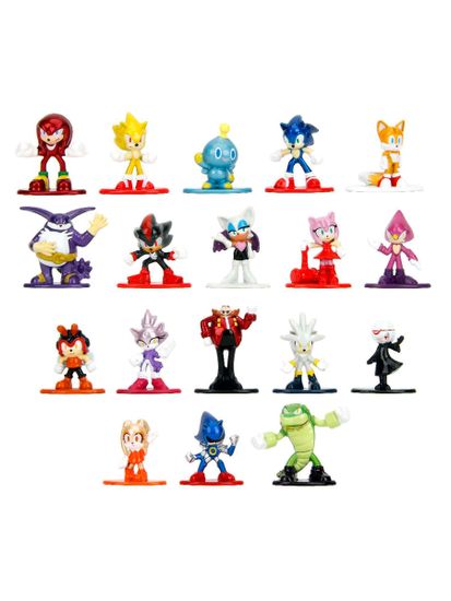 Набор фигурок Nano Соник Sonic The Hedgehog wave 1 4см (18 шт) 35642