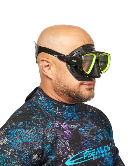 Маска Seac Extreme 50 черный/желтый