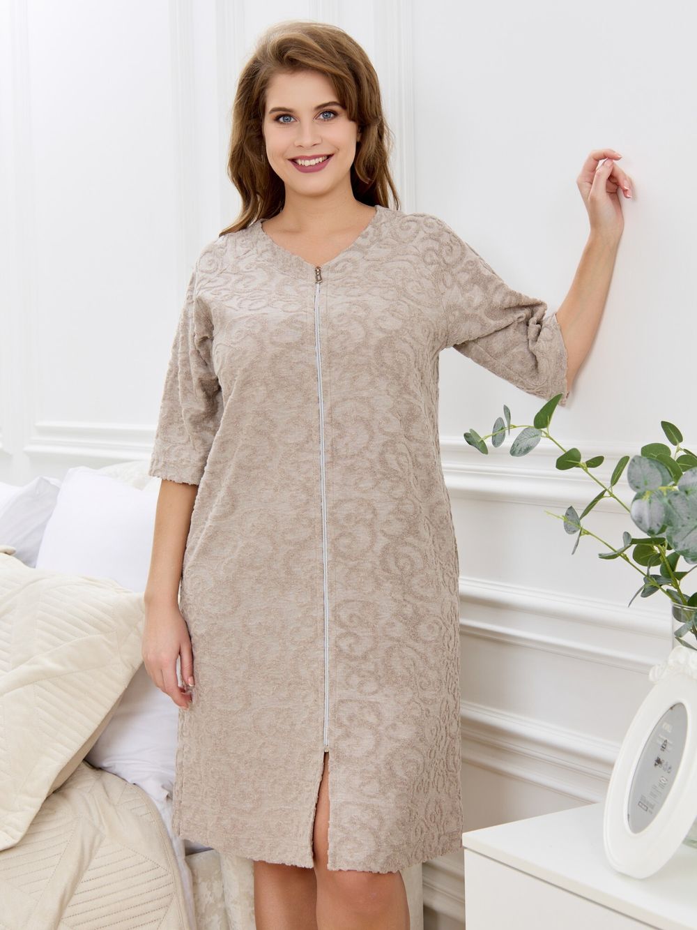 Халат Махрома Виотекс БЕЖЕВЫЙ