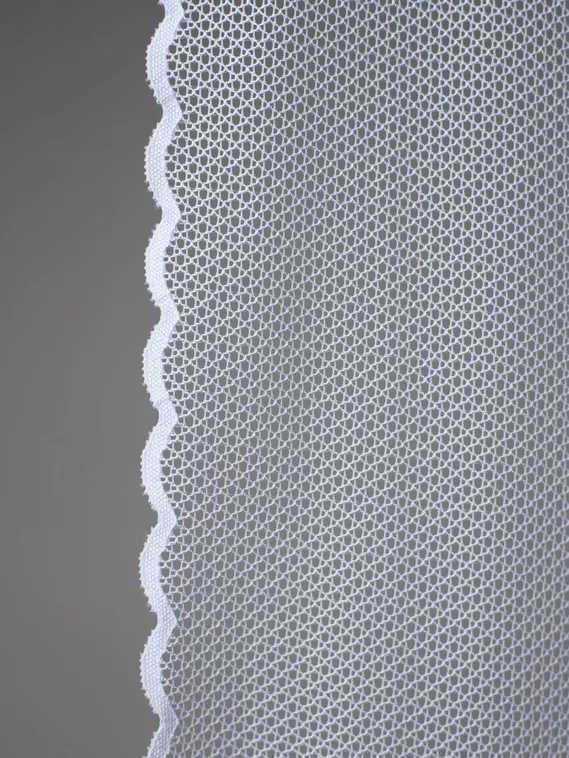 03-188 Кружево эластичное 22 см, белый 001