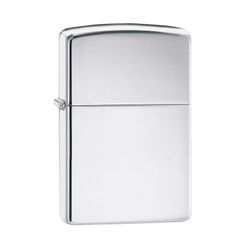 Зажигалка ZIPPO High Polish Chrome серебристая глянцевая (250)