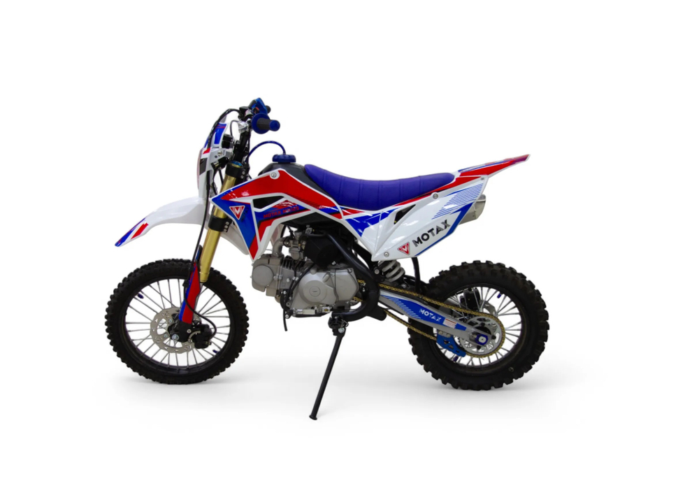 Питбайк MOTAX MX 125 (17/14) черный-белый-синий