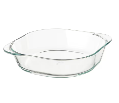 ФОЛЬСАМ FOLJSAM Форма для запекания 24х24 см, стекло