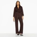 Брючный костюм Нашла подход (2 в 1, chocolate, с поясом) Charutti (Акция)