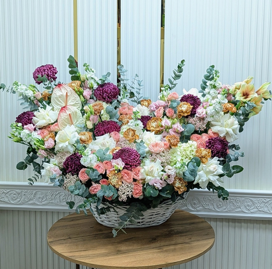 Композиция в корзине early autumn in Moscow