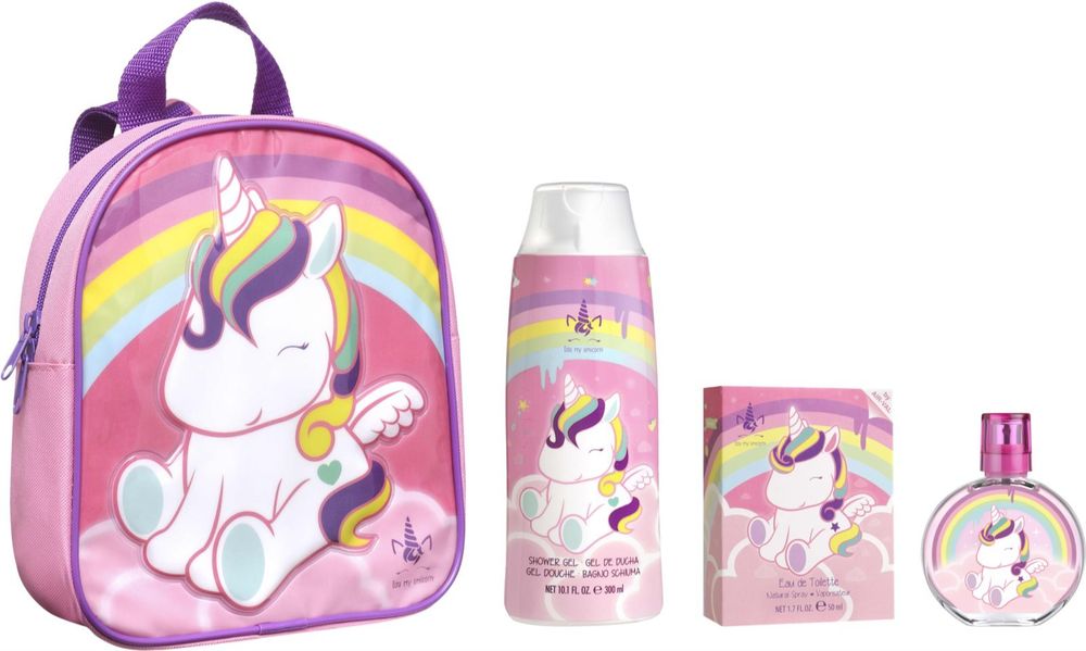 Be a Unicorn детский rucksack 1 шт. + гель для душа 300 мл + eau de toilette 50 мл Gift Set