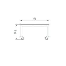 Экран SL-LINE-2011-2000 Square OPAL (Arlight, Пластик) 019258