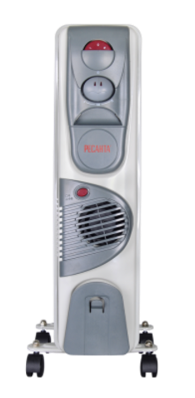 Масляный радиатор РЕСАНТА ОМ-9НВ с вентилятором