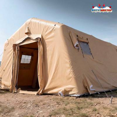 Модуль пневмокаркасный военный «Полевой узел» 10×5×3 м из ПВХ, полевая мастерская