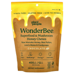 Plant People, WonderBee®, жевательные таблетки с суперпродуктом и грибами, с шоколадом, 30 жевательных таблеток