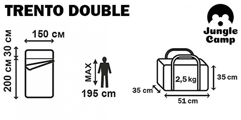 Спальный мешок Jungle Camp Trento Double [70961]