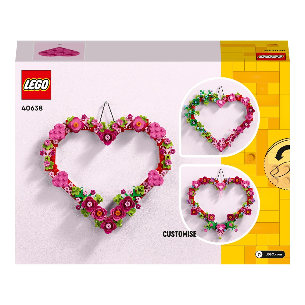 LEGO Icons - Украшение в форме сердца 40638